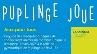 Puplinge joue